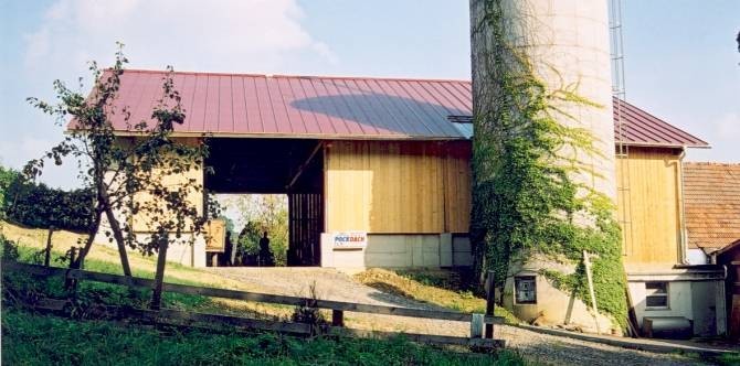 Hallenbau bei Kirchdorf an der Krems